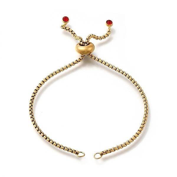 Adjustable 304 Stainless Steel Slider Bracelet/Bolo Bracelets Making