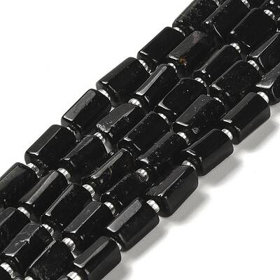 Natural Black Tourmaline Beads Strands