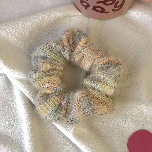 Sea ??Wool Knit Hair Ties