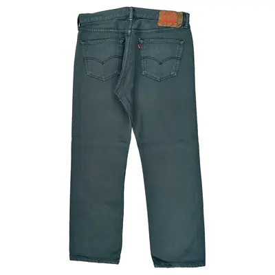 501 Levis Jeans - 34W 29L Black Cotton