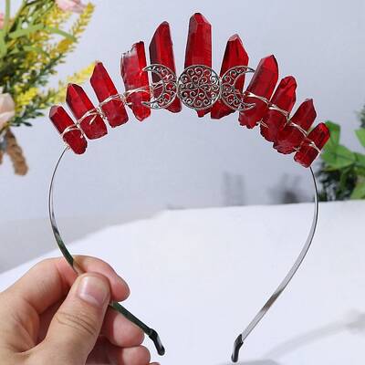 Raw Natural Quartz Hair Bands