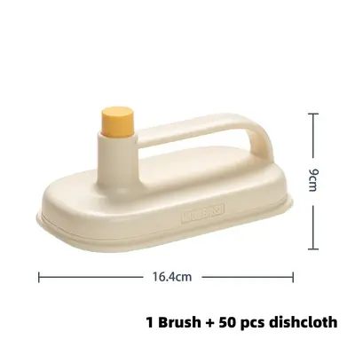 Cleaning Magic Brush for Kitchen ,Bathroom ,Toilet , Glass ,Wall Cleaning | Color: Magic wipe50 disposable wipes