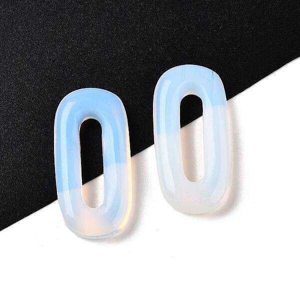 Opalite Oval Pendants