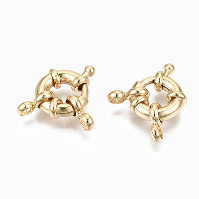 Brass Spring Ring Clasps