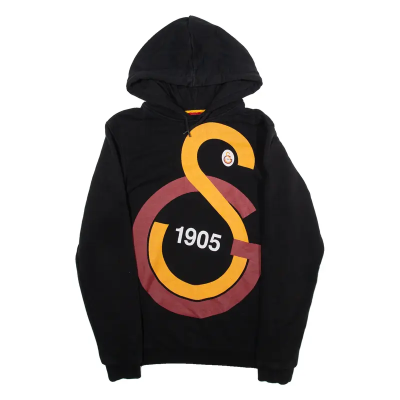Womens Black Hoodie 90s M