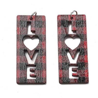 Printed Wood Pendants