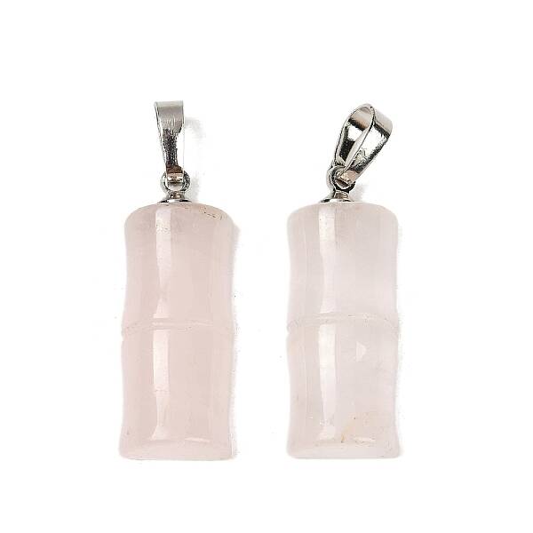 Natural Rose Quartz Pendants