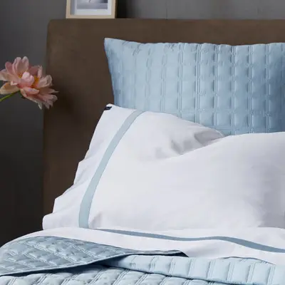 Pair of Pillowcases | Size: King | Color: Gray | Touch: Percale