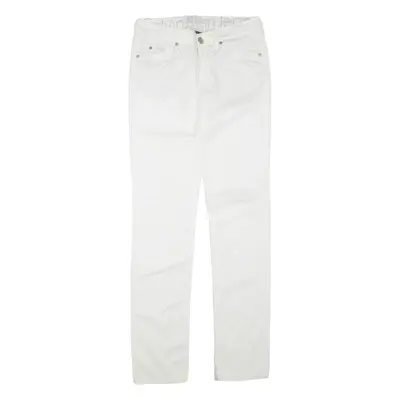 CALVIN KLEIN JEANS Womens Trousers White Regular Skinny W28 L34