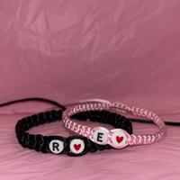 initial and heart bracelet