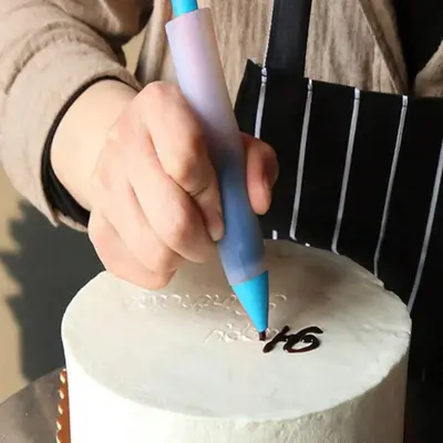 Cake Decorating Pen, 1 Count Cake Decorating Tools, Chocolate Doodle Pen With 4 Nozzles, Kitchen Accessories, Household Bakin...