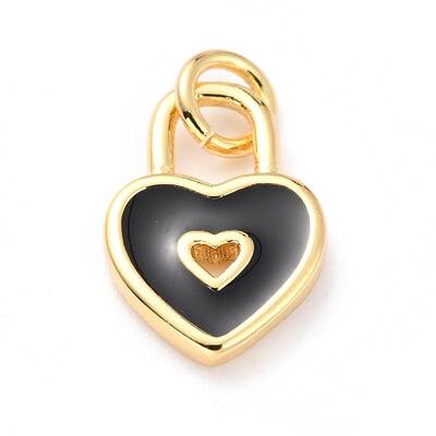 Brass Enamel Pendants