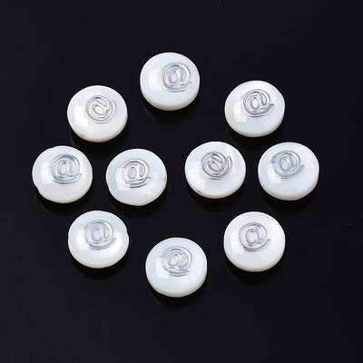Natural Freshwater Shell Beads