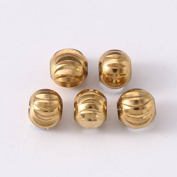 201 Stainless Steel Corrugated Beads