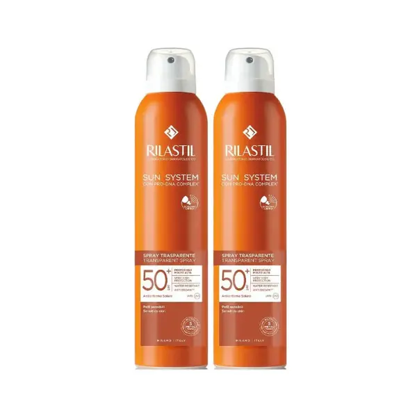 Rilastil Solar System Transparent Spray Spf50+ double pack 2x200ml