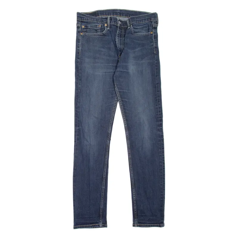 LEVI'S 510 Jeans Mens Blue Slim Skinny Stone Wash W34 L34