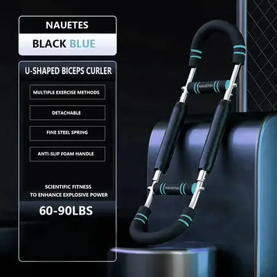 Nauetes Arm Workout Machine Hand Strengthener Portable Chest & for Men's Fitness Nauetes Training Home Gym Equipment High Str...