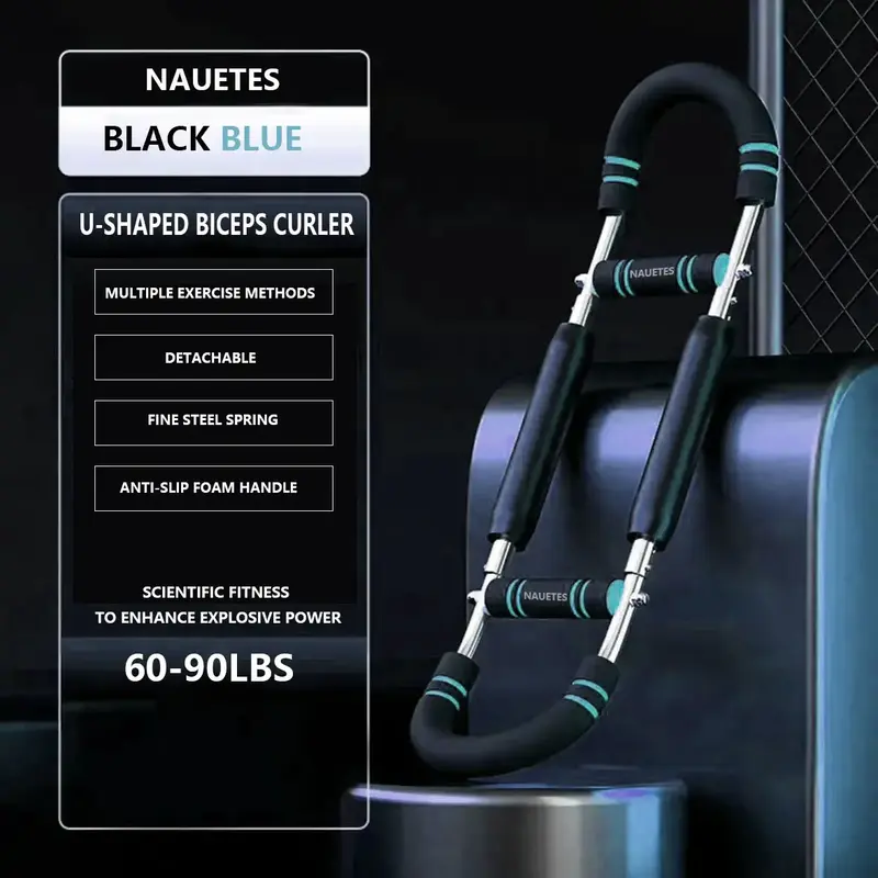 Nauetes Arm Workout Machine Hand Strengthener Portable Chest & for Men's Fitness Nauetes Training Home Gym Equipment High Str...