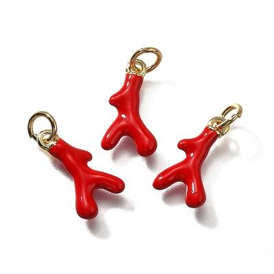 Brass Enamel Pendants