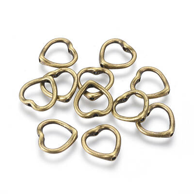 Tibetan Style Heart Bead Frames