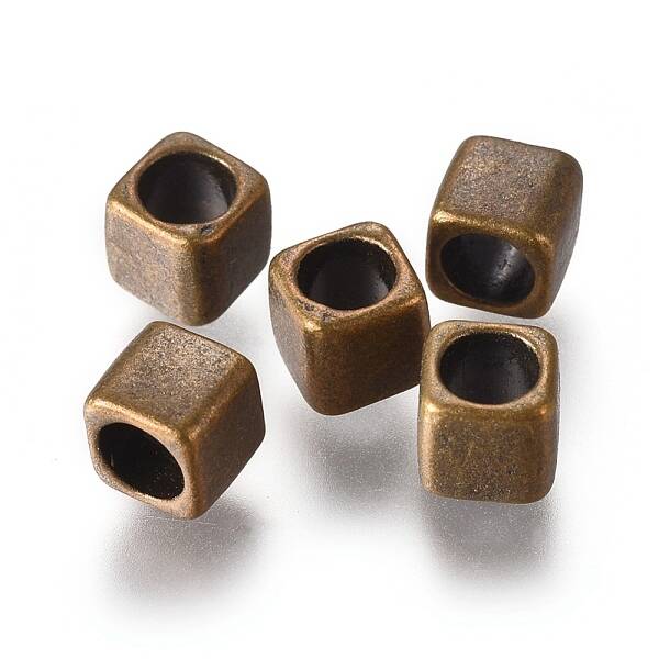 Tibetan Style Alloy European Beads