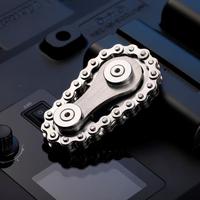 Viral TikTok Metal Gear Fidget Spinner, Steampunk DIY Chain Toy for Stress Anxiety Relief, Compact Office School Commute Ther...