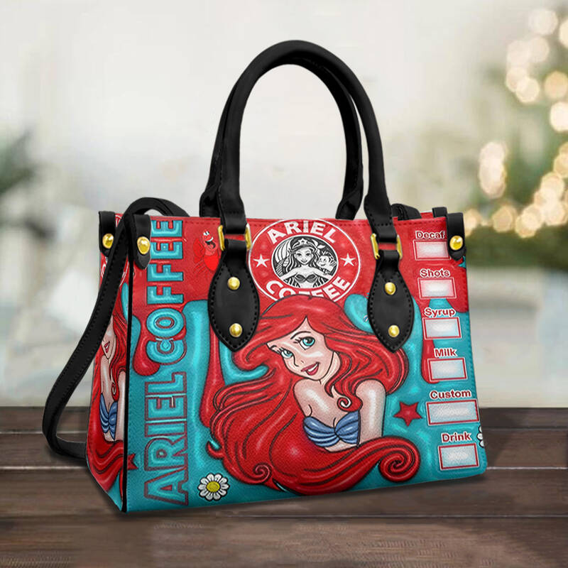 Christmas Disney Ariel Coffee Handbag