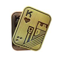 Poker Card Push Pop Bubble Fidget Toy, Stress Relief Toy For Kids & Adults, Christmas Gift