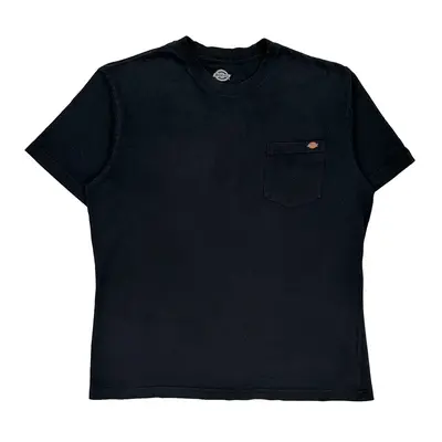 Dickies T-Shirt - Large Black Cotton