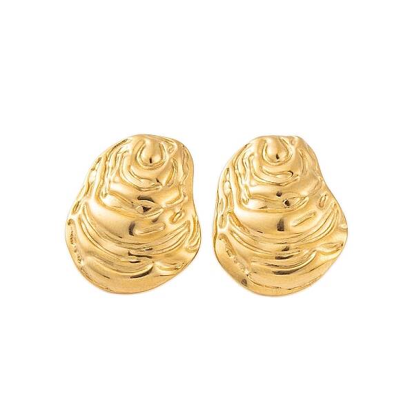 Ion Plating(IP) 304 Stainless Steel Stud Earrings for Women