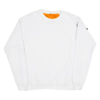 ALPHA INDUSTRIES 19 X 59 Fit Womens Sweatshirt White M