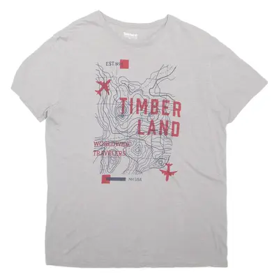 TIMBERLAND Mens T-Shirt Grey M
