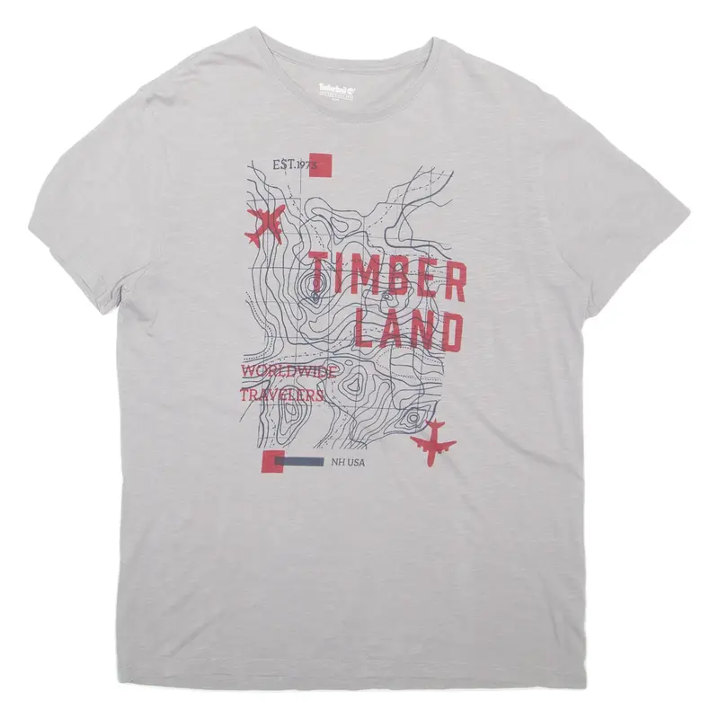 TIMBERLAND Mens T-Shirt Grey M