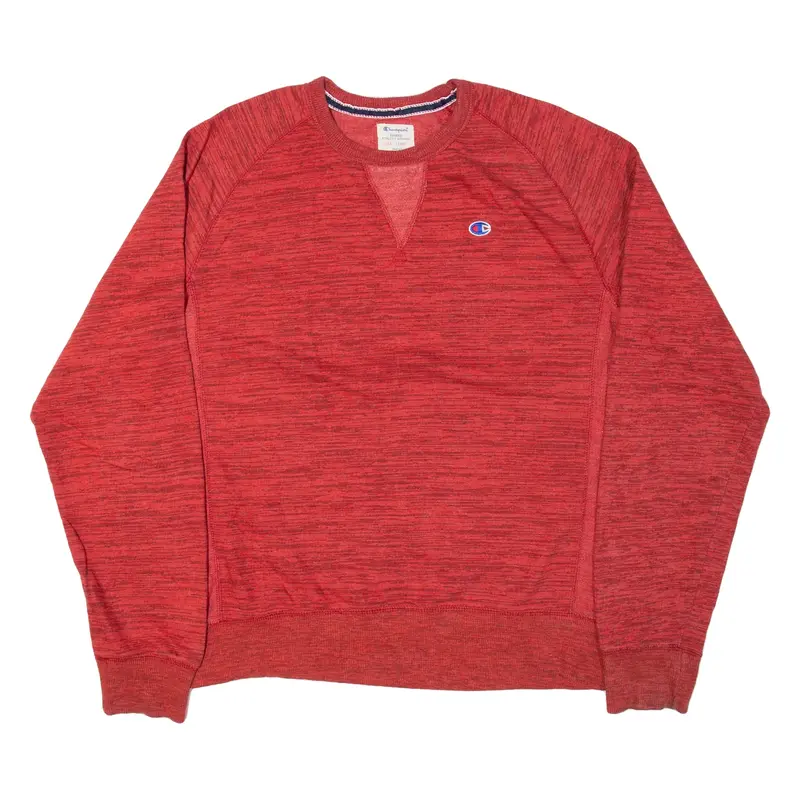CHAMPION Sweatshirt Red Mens L