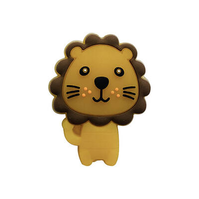 Lion Silicone Beads