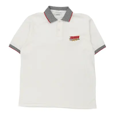 Crystal Springs Polo Shirt - XL White Cotton