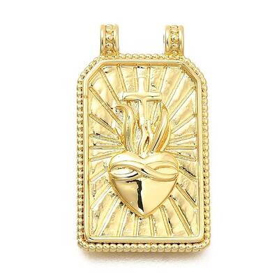 Rectangle Brass Pendants