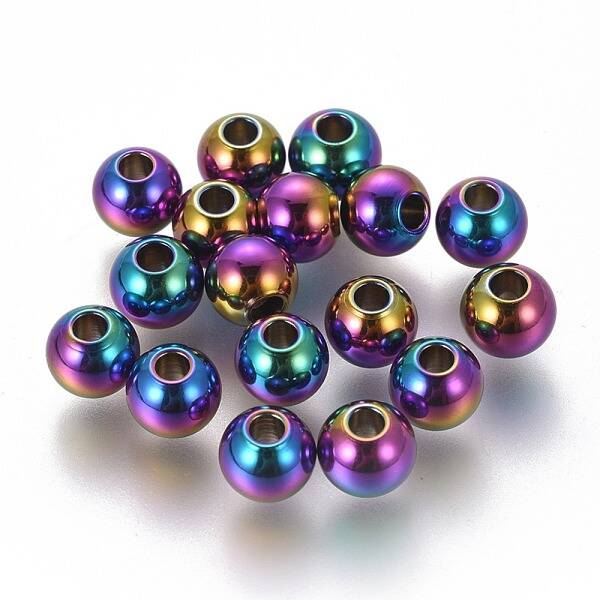 Ion Plating(IP) 304 Stainless Steel Beads