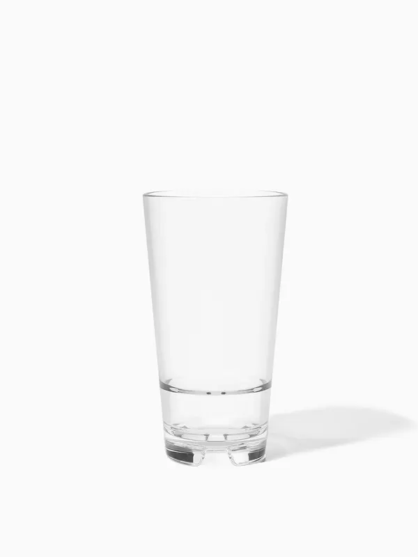 RESERVE 14oz Stackable Tall Tritan™ Copolyester Glass | Size: 4 Pack | Style: Clear Cup