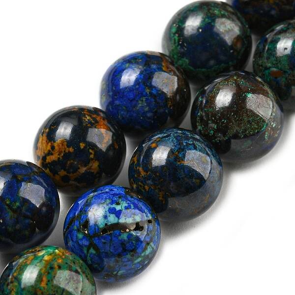 Natural Azurite Beads Strands