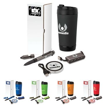 100 Promotional Gratitude 4-Piece Thank You Gift Set - Wireless ...