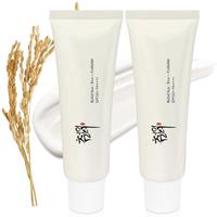 2PCS Relief Sun Organic sunscreen SPF50, Korean Skin Care Solution for All Skin Types, ++++PA++++ Rice and Probiotics, 50ml N...