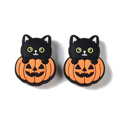 Halloween Theme Silicone Focal Beads