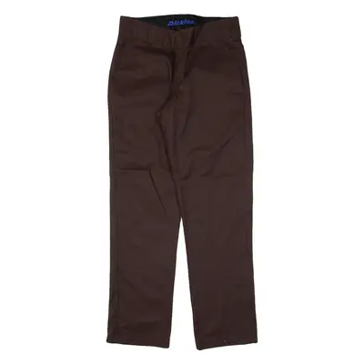 DICKIES Workwear Mens Trousers Brown Slim Tapered W29 L30