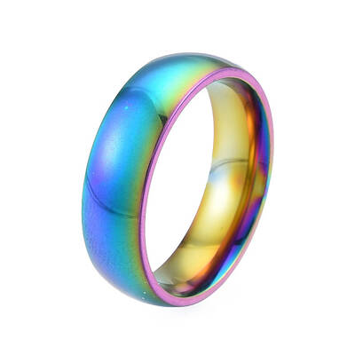 201 Stainless Steel Plain Band Finger Ring for Women