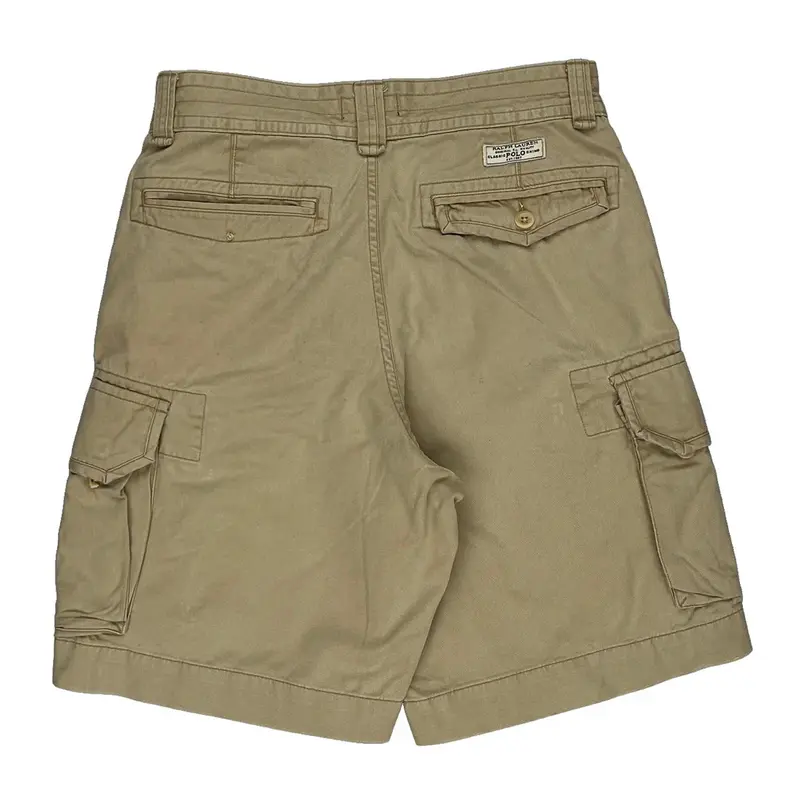 Ralph Lauren Cargo Shorts - 30W 10L Beige Cotton | Size: 30″ waist
