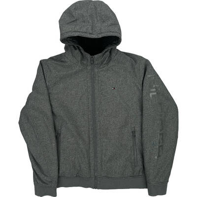 Tommy Hilfiger Hoodie - XX-Large - Grey Polyester