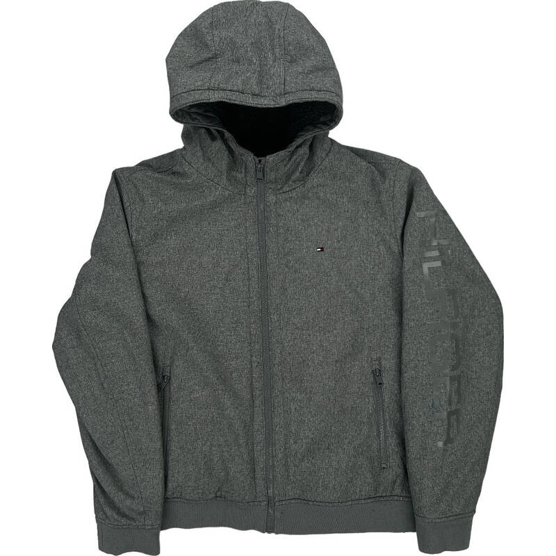 Tommy Hilfiger Hoodie - XX-Large - Grey Polyester