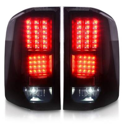 YITAMOTOR® 07-14 Chevy Silverado / GMC Sierra 3500HD Dual Rear Wheel ONLY Tail Lights