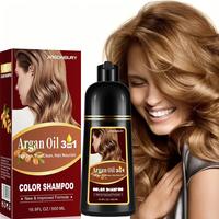 Blonde Brown Hair Dye Shampoo 3 in 1 with Argan Oil, Instant Hair Color Shampoo in Minutes, Salon-Quality & Long-Lasting Sham...
